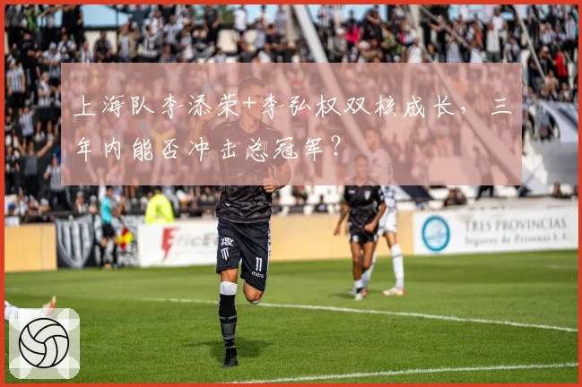 上海队李添荣+李弘权双核成长，三年内能否冲击总冠军？
