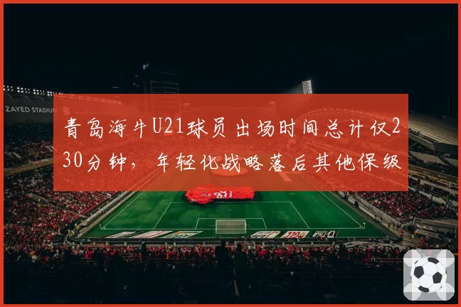 青岛海牛U21球员出场时间总计仅230分钟，年轻化战略落后其他保级队